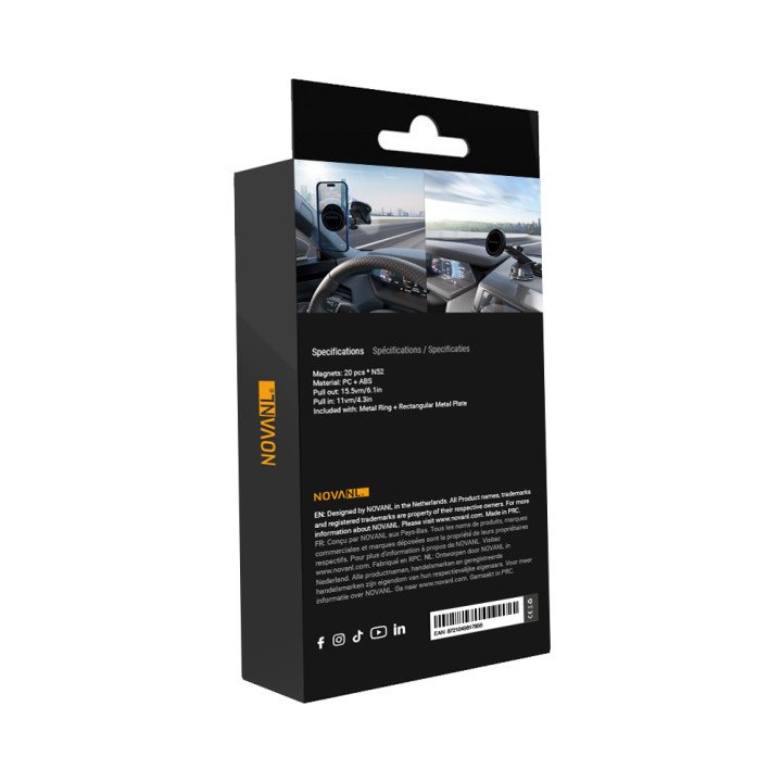 NOVANL MagLock Suction Car Mount - Afbeelding 3